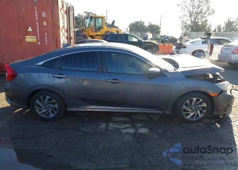 2018 Honda Civic Ex from USA, damaged, VIN 2HGFC2F78JH501282